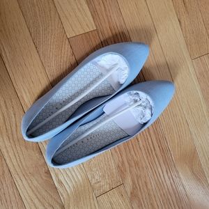 Kelly & Katie - Blue Canvas Flats - 7M